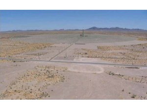 Artist rendering of propposed Quartzsite CSP plant by SolarReserve