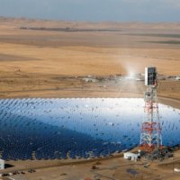 BrightSource's Coalinga tower - Picture: BrightSource
