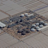 Solana CSP plant during construction