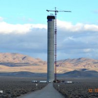 Crescent Dunes tower - Picture: SolarReserve