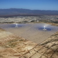 Hidden Hills CSP plant artist render