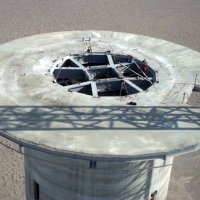 Crescent Dunes top of tower - Picture: SolarReserve